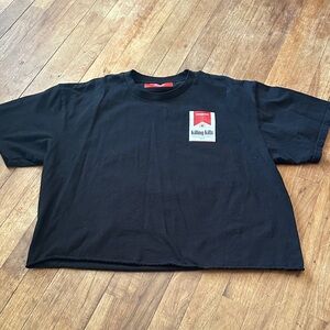 Don’t Eat The Homies Cropped Short Sleeve Tee - XL